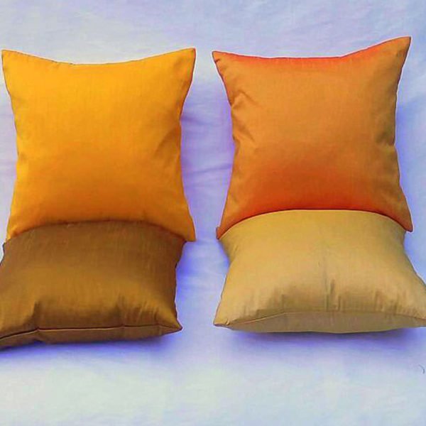 Yellow 4 Shades Of Cushion Covers Combo