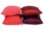 4 Shades of Red Cushion Covers Combo