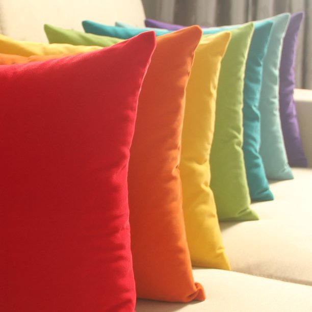 Rainbow Shades Of Cushion Cover Combo