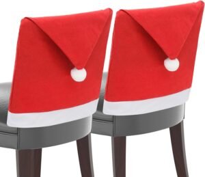 Christmas Santa Hat Chair Cover