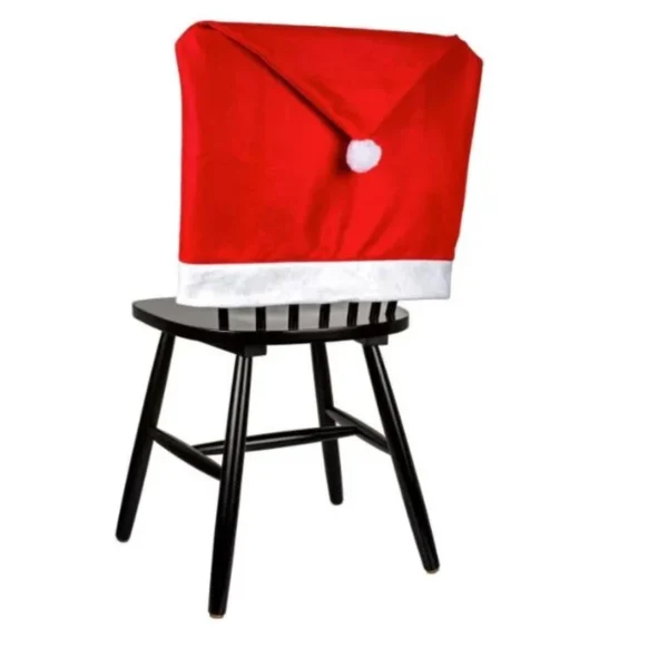 Christmas Santa Hat Chair Cover