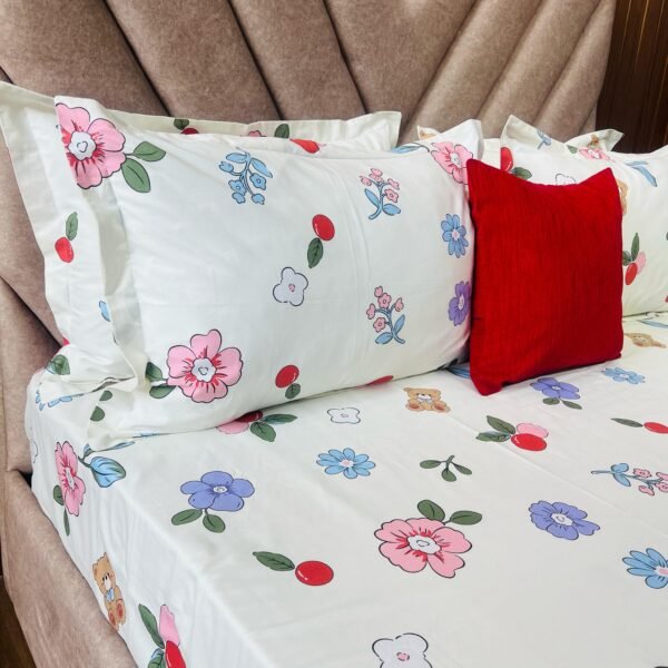 Cotton Bedsheet - PR Floral - Sri Lanka