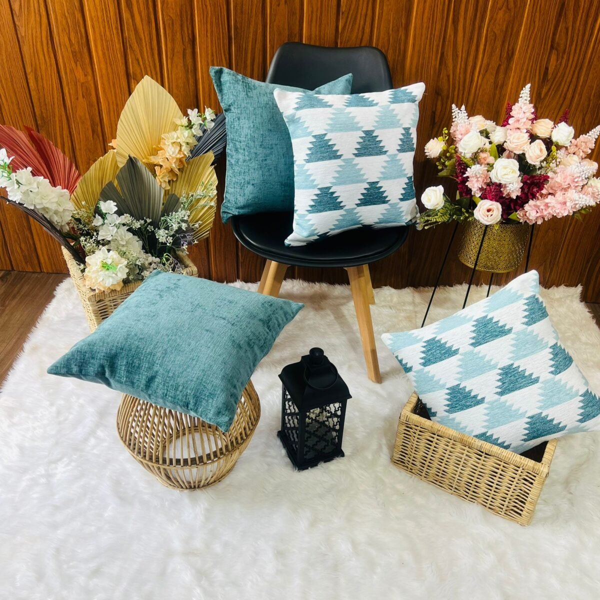 Printed Cushion Covers - Geometric Pattern - Sri Lanka - Image 2