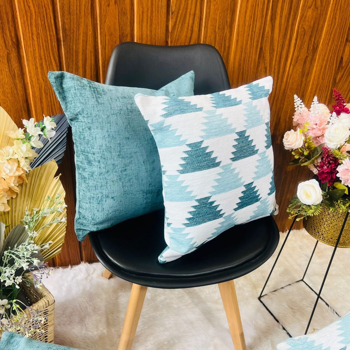 Printed Cushion Covers - Geometric Pattern - Sri Lanka