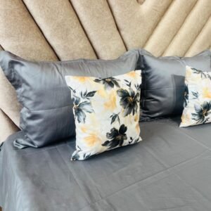 Cotton Plain Bedsheet – Charcoal Gray 300-PL58 – Sri Lanka