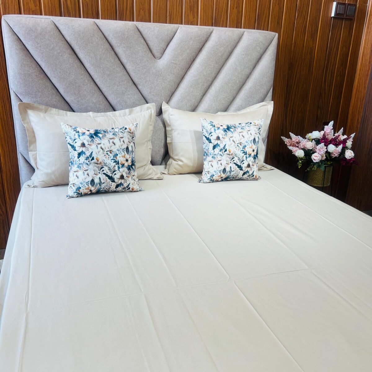 Cotton Plain Bedsheet – Copper 300-PL51 – Sri Lanka - Image 3