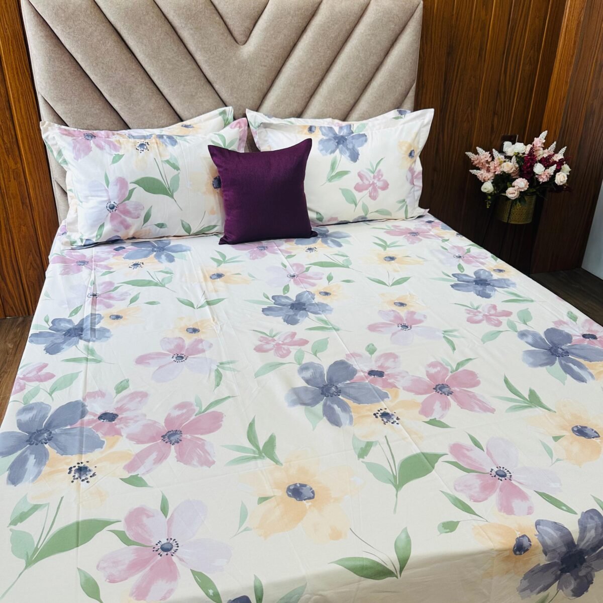 Cotton Bedsheet - PR Floral - Sri Lanka - Image 3