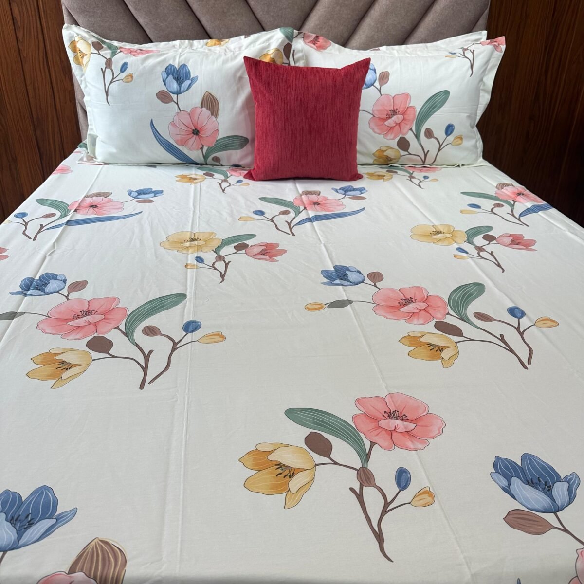 Cotton Bedsheet - PR Floral Pattern - Sri Lanka - Image 4