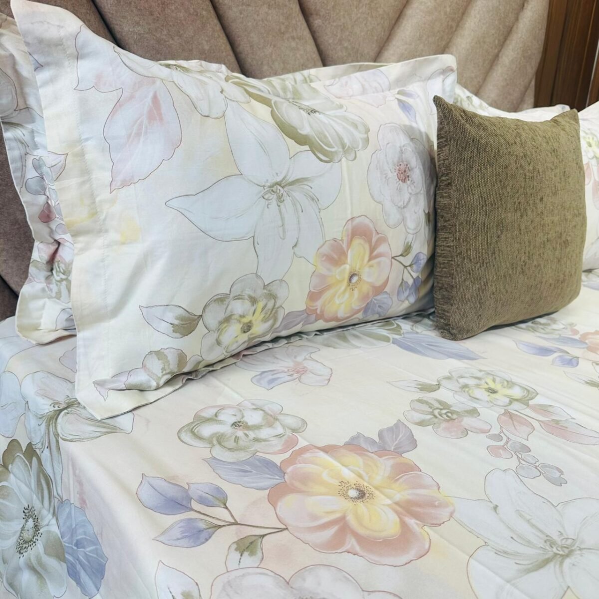 Cotton Bedsheet - PR Floral - Sri Lanka