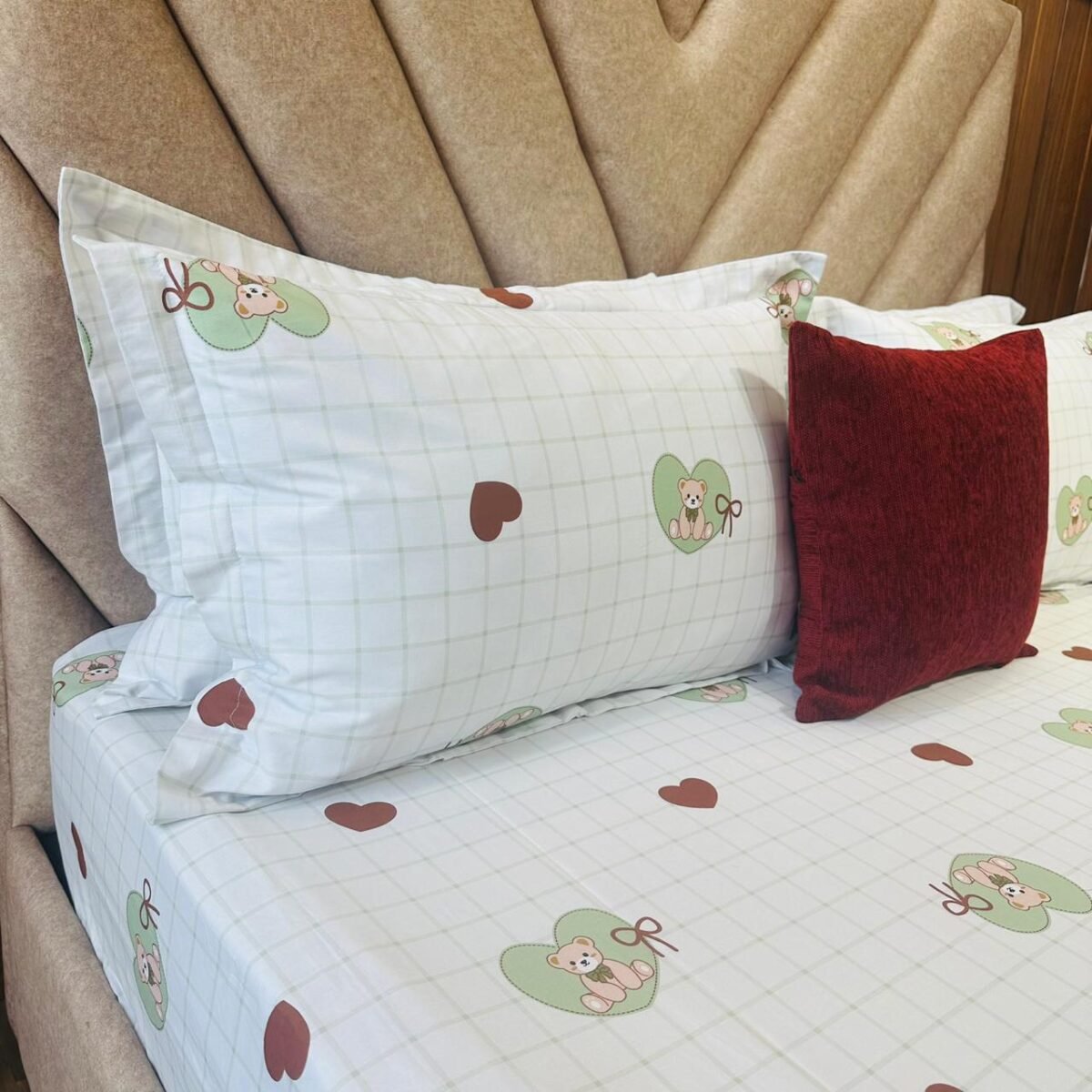 Cotton Bedsheet - PR Cute Teddy - Sri Lanka - Image 2