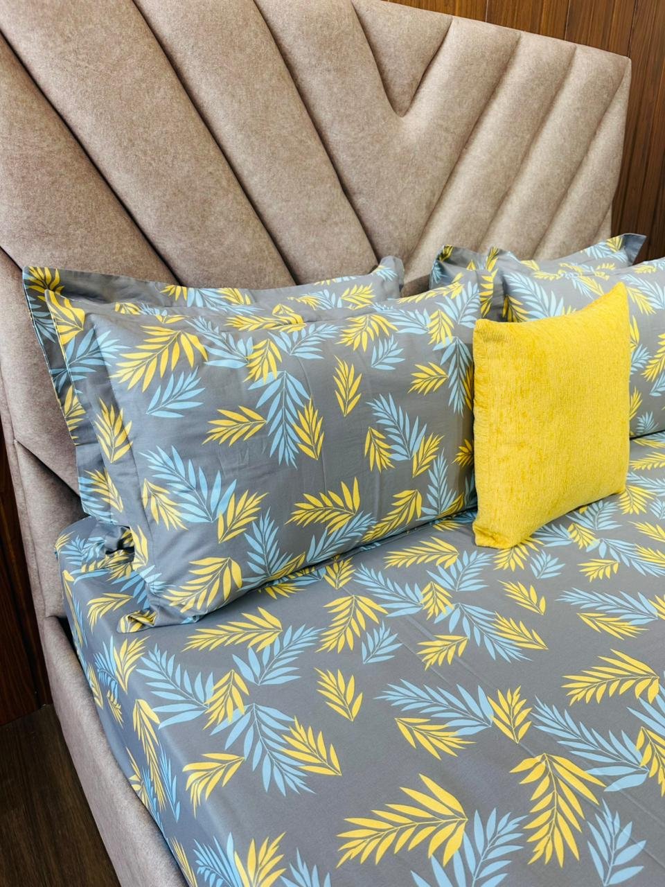 Cotton Bedsheet - PR Feather Blue - Sri Lanka - Image 2