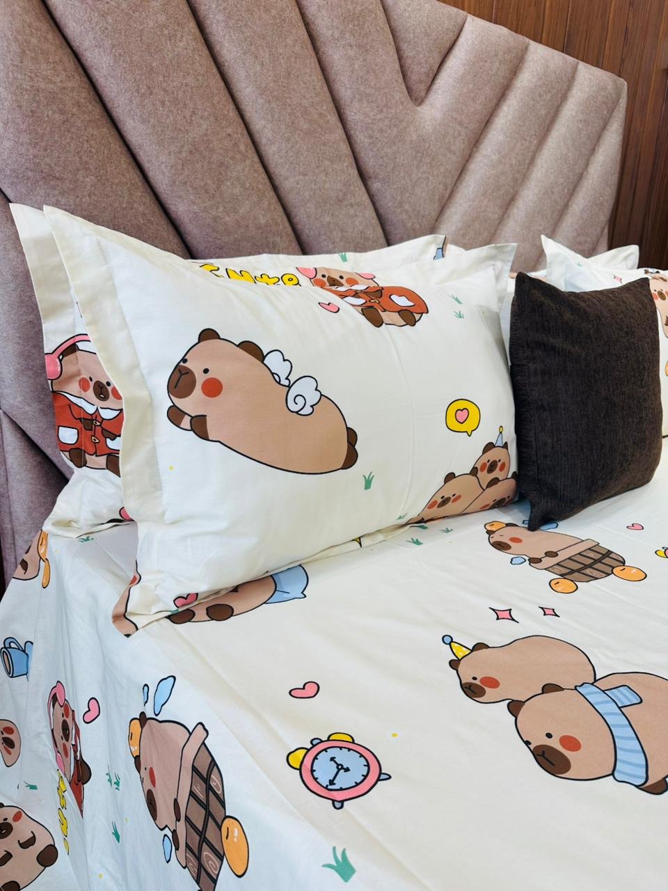 Cotton Bedsheet - PR Bunny Teddy - Sri Lanka