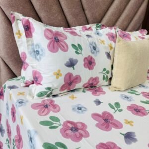 Cotton Bedsheet - PR Purple - Sri Lanka