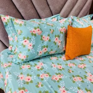 Cotton Bedsheet - PR Green - Sri Lanka