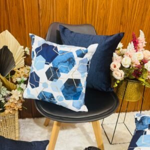 Printed Cushion Covers - Elegant hexagons - Sri Lanka