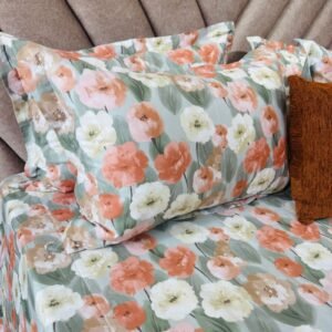 Cotton Bedsheet - PR Red - Sri Lanka