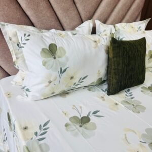 Cotton Bedsheet - PR Green - Sri Lanka
