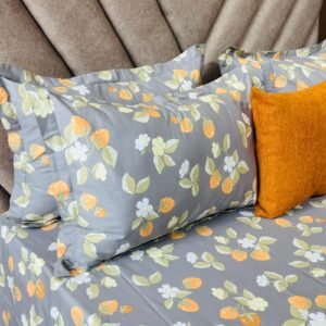 Cotton Bedsheet - PR Leaves - Sri Lanka