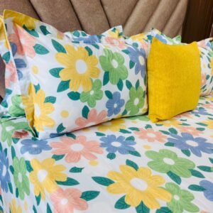 Cotton Bedsheet - PR Floral - Sri Lanka