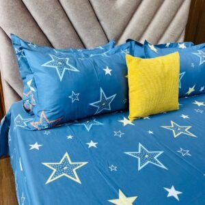 Cotton Bedsheet - PR Blue Star - Sri Lanka