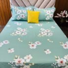 mint green white flower1