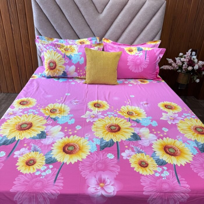 sunflower in Pink bg2