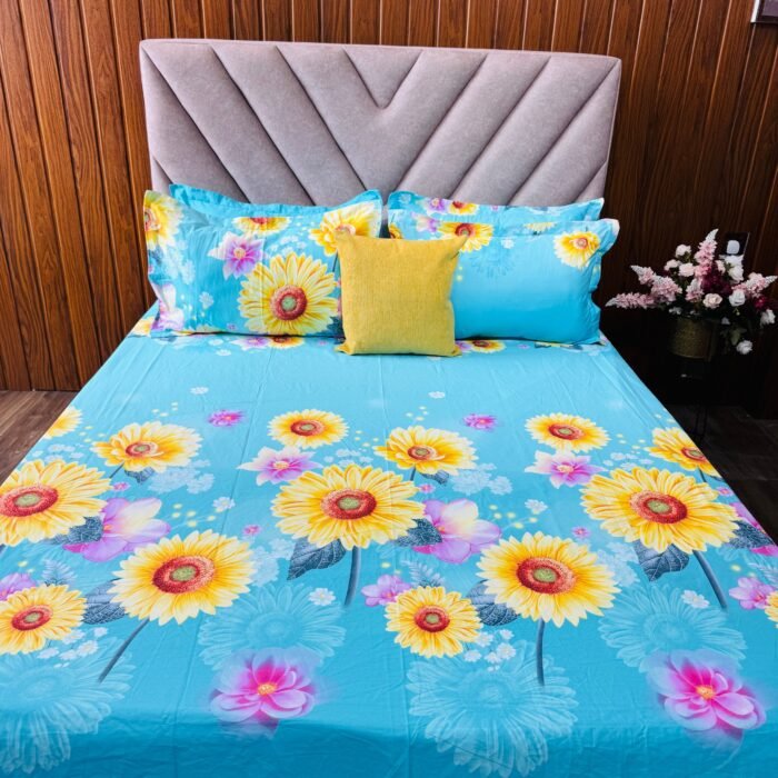 sunflower in blue bg2