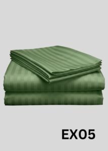 Egyptian Stripe Bed Sheet- EX -05 (250TC) - Sri Lanka