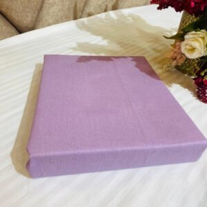 Cotton Bedsheet - Muted Purple - Sri Lanka