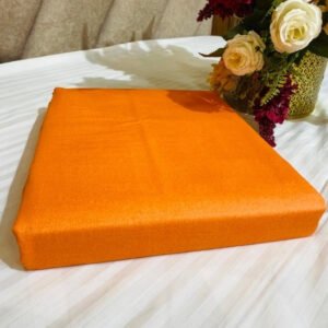 Cotton Bedsheet - Amber Orange - Sri Lanka