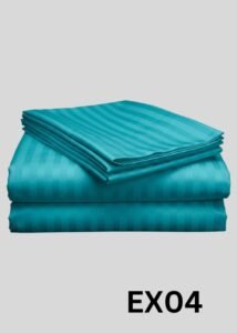 Egyptian Stripe Bed Sheet- EX -04 (250TC) - Sri Lanka