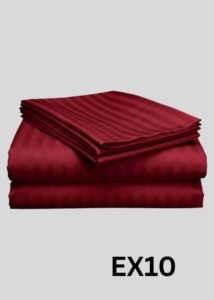 Egyptian Stripe Bed Sheet- EX -10 (250TC) - Sri Lanka