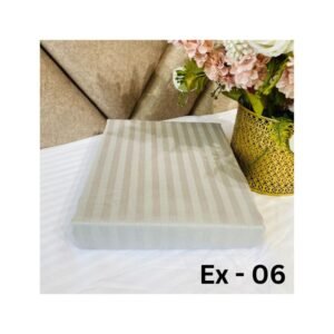 Egyptian Stripe Bed Sheet- EX -06 (250TC) - Sri Lanka
