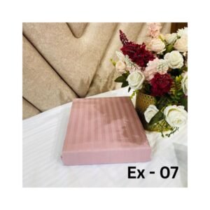 Egyptian Stripe Bed Sheet- EX -07 (250TC) - Sri Lanka
