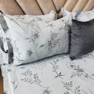 Cotton Bedsheet - PR Silver Leaf - Sri Lanka