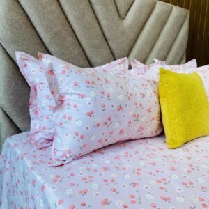 Cotton Bedsheet - PR Pink Petal Dream - Sri Lanka