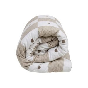 Duvet Cover Only - Printed Cozy Heart Check - Sri Lanka