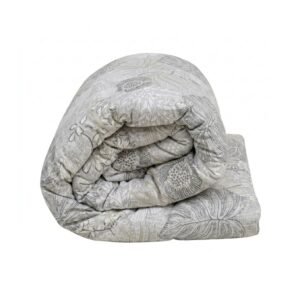 Duvet Cover Only - Printed Grand Leaf Grey - Sri Lanka