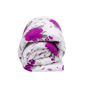 Duvet Cover Only - Printed Magenta Garden - Sri Lanka