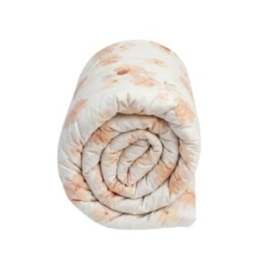 Duvet Cover Only - Printed Apricot Floral - Sri Lanka