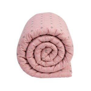 Duvet Cover Only - Printed Pink Checkline - Sri Lanka