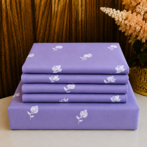 Cotton Bedsheet -flower leaf- Sri Lanka