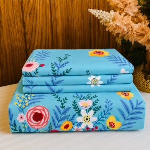 Cotton Bedsheet - VINTAGE FLOWERS- Sri Lanka
