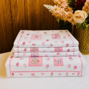 Cotton Bedsheet - PR PINK BEAR BOX - Sri Lanka
