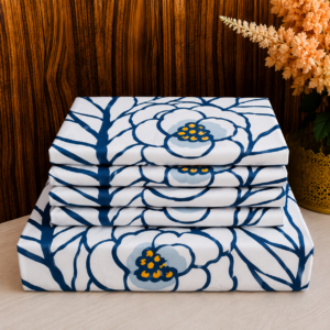 Cotton Bedsheet -blue line- Sri Lanka