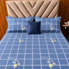Cozy Blue Stars Bedding Display