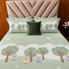 Cozy Cartoon Forest Bedding Retreat