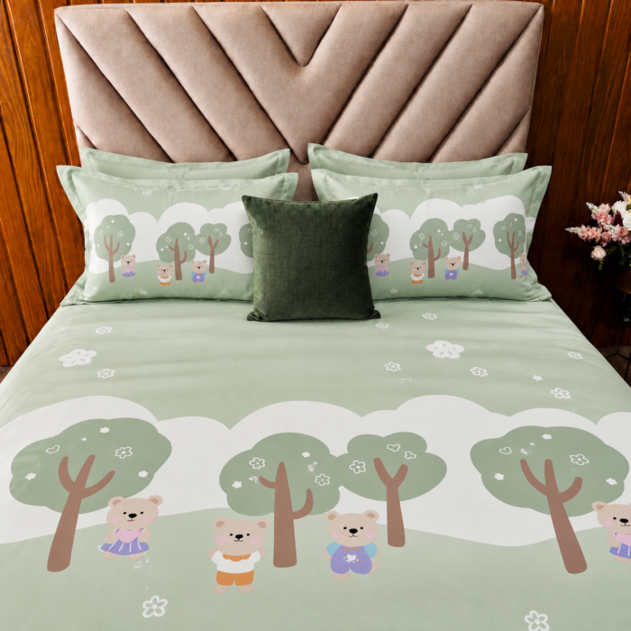 Cozy Cartoon Forest Bedding Retreat