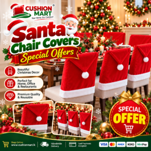 SANTA HAT CHAIR COVER