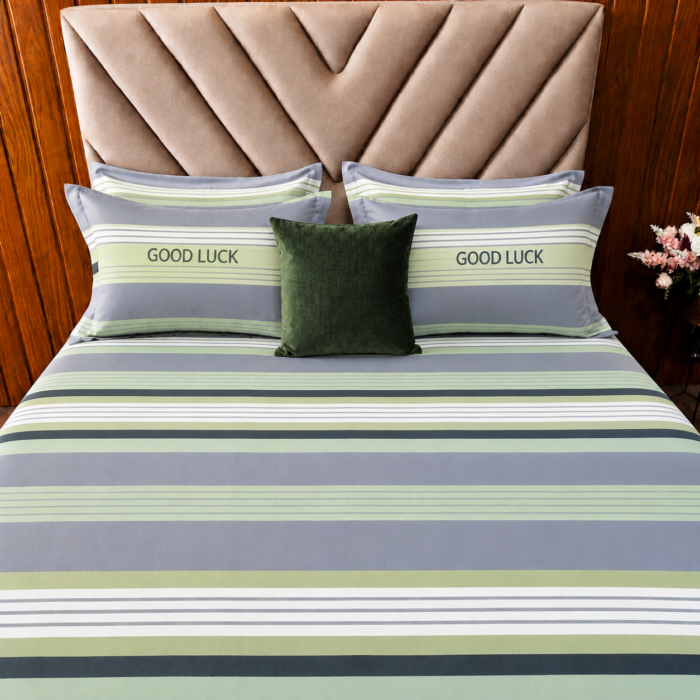 Good Luck Striped Bedroom Bedding